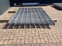 Heras - 8/6/8 - dubbelstaafs hekwerk gegalvaniseerd 163 hoog (10x) - afbeelding 2 van  4