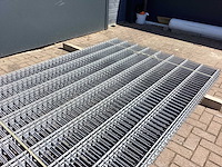 Heras - 8/6/8 - dubbelstaafs hekwerk gegalvaniseerd 163 hoog (10x) - afbeelding 4 van  4