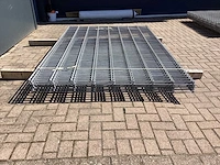 Heras - 8/6/8 - dubbelstaafs hekwerk gegalvaniseerd 163 hoog (10x) - afbeelding 6 van  8