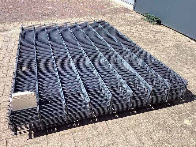 Heras - 8/6/8 - dubbelstaafs hekwerk gegalvaniseerd 163cm hoog (15x) - afbeelding 4 van  9