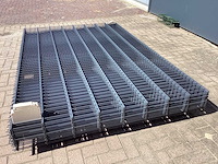 Heras - 8/6/8 - dubbelstaafs hekwerk gegalvaniseerd 163cm hoog (15x) - afbeelding 4 van  9