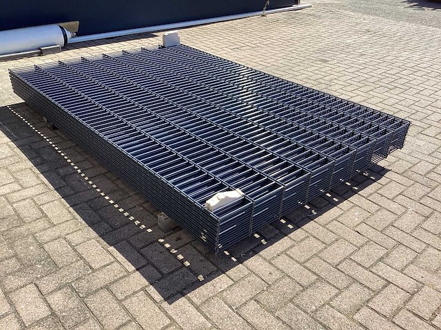 Heras - 8/6/8 - dubbelstaafs hekwerk gegalvaniseerd 163cm hoog (15x) - afbeelding 6 van  9