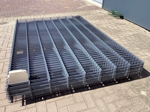 Heras - 8/6/8 - dubbelstaafs hekwerk gegalvaniseerd 163cm hoog (15x) - afbeelding 4 van  9