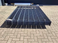Heras - 8/6/8 - dubbelstaafs hekwerk gegalvaniseerd 163cm hoog (15x) - afbeelding 7 van  9