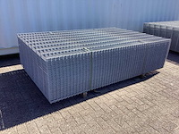 Heras - 8/6/8 - dubbelstaafs hekwerk gegalvaniseerd 163cm hoog (50x) - afbeelding 1 van  10
