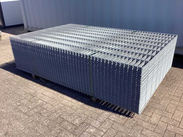 Heras - 8/6/8 - dubbelstaafs hekwerk gegalvaniseerd 163cm hoog (50x) - afbeelding 4 van  10