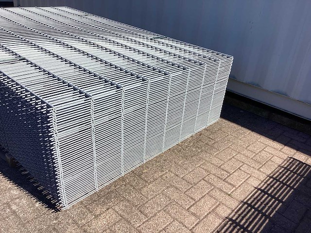 Heras - 8/6/8 - dubbelstaafs hekwerk gegalvaniseerd 163cm hoog (50x) - afbeelding 5 van  10