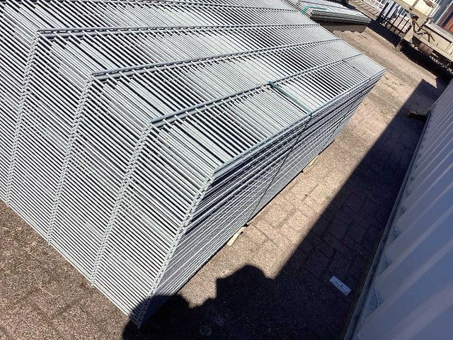 Heras - 8/6/8 - dubbelstaafs hekwerk gegalvaniseerd 163cm hoog (50x) - afbeelding 6 van  10