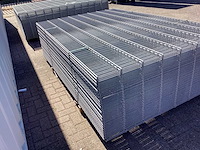 Heras - 8/6/8 - dubbelstaafs hekwerk gegalvaniseerd 163cm hoog (50x) - afbeelding 7 van  10