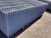 Heras - 8/6/8 - dubbelstaafs hekwerk gegalvaniseerd 163cm hoog (50x) - afbeelding 1 van  4