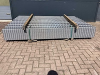 Heras - 8/6/8 - dubbelstaafs hekwerk gegalvaniseerd 183cm hoog (25x) - afbeelding 2 van  10