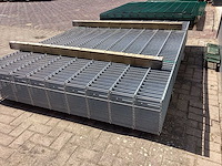 Heras - 8/6/8 - dubbelstaafs hekwerk gegalvaniseerd 183cm hoog (25x) - afbeelding 6 van  10