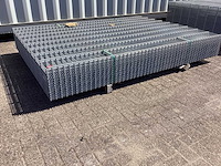 Heras - 8/6/8 - dubbelstaafs hekwerk gegalvaniseerd 183cm hoog (25x) - afbeelding 1 van  12