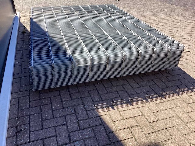 Heras - 8/6/8 - dubbelstaafs hekwerk gegalvaniseerd 183cm hoog (25x) - afbeelding 6 van  7