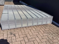 Heras - 8/6/8 - dubbelstaafs hekwerk gegalvaniseerd 183cm hoog (25x) - afbeelding 4 van  7