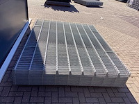 Heras - 8/6/8 - dubbelstaafs hekwerk gegalvaniseerd 183cm hoog (25x) - afbeelding 7 van  7