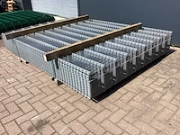 Heras - 8/6/8 - dubbelstaafs hekwerk gegalvaniseerd 183cm hoog (25x) - afbeelding 4 van  10