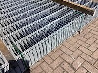 Heras - 8/6/8 - dubbelstaafs hekwerk gegalvaniseerd 183cm hoog (25x) - afbeelding 2 van  10