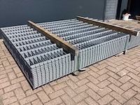 Heras - 8/6/8 - dubbelstaafs hekwerk gegalvaniseerd 183cm hoog (25x) - afbeelding 1 van  10