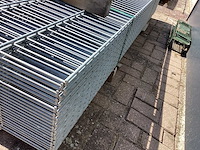 Heras - 8/6/8 - dubbelstaafs hekwerk gegalvaniseerd 183cm hoog (25x) - afbeelding 7 van  10