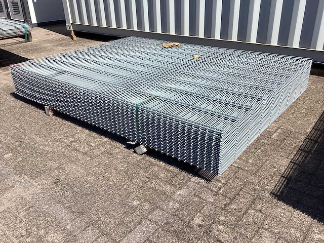 Heras - 8/6/8 - dubbelstaafs hekwerk gegalvaniseerd 183cm hoog (25x) - afbeelding 6 van  12
