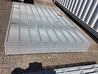 Heras - 8/6/8 - dubbelstaafs hekwerk gegalvaniseerd 183cm hoog (25x) - afbeelding 7 van  12