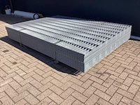 Heras - 8/6/8 - dubbelstaafs hekwerk gegalvaniseerd 183cm hoog (25x) - afbeelding 3 van  7