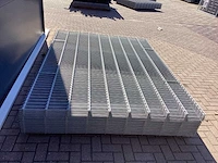 Heras - 8/6/8 - dubbelstaafs hekwerk gegalvaniseerd 183cm hoog (25x) - afbeelding 7 van  7
