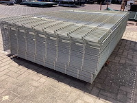 Heras - 8/6/8 - dubbelstaafs hekwerk gegalvaniseerd 183cm hoog (50x) - afbeelding 5 van  10