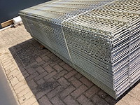 Heras - 8/6/8 - dubbelstaafs hekwerk gegalvaniseerd 183cm hoog (50x) - afbeelding 7 van  10