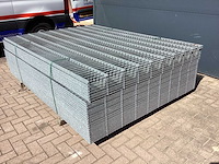 Heras - 8/6/8 - dubbelstaafs hekwerk gegalvaniseerd 183cm hoog (50x) - afbeelding 3 van  9
