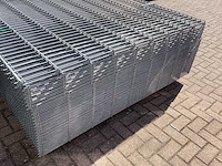 Heras - 8/6/8 - dubbelstaafs hekwerk gegalvaniseerd 183cm hoog (50x) - afbeelding 6 van  9