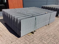 Heras - 8/6/8 - dubbelstaafs hekwerk gegalvaniseerd 183cm hoog (50x) - afbeelding 1 van  10