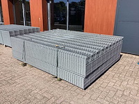 Heras - 8/6/8 - dubbelstaafs hekwerk gegalvaniseerd 183cm hoog (50x) - afbeelding 4 van  10