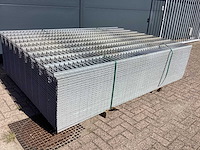 Heras - 8/6/8 - dubbelstaafs hekwerk gegalvaniseerd 183cm hoog (50x) - afbeelding 1 van  9