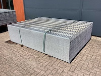 Heras - 8/6/8 - dubbelstaafs hekwerk gegalvaniseerd 183cm hoog (50x) - afbeelding 3 van  9