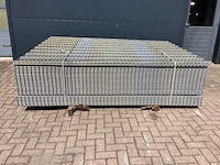 Heras - 8/6/8 - dubbelstaafs hekwerk gegalvaniseerd 183cm hoog (50x) - afbeelding 4 van  10