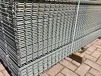 Heras - 8/6/8 - dubbelstaafs hekwerk gegalvaniseerd 183cm hoog (50x) - afbeelding 10 van  10