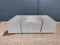 Heras - 8/6/8 - dubbelstaafs hekwerk gegalvaniseerd 183cm hoog (50x) - afbeelding 2 van  9