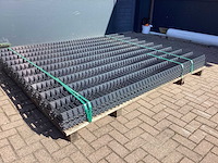 Heras - 8/6/8 - dubbelstaafs hekwerk gegalvaniseerd 203cm hoog (14x)