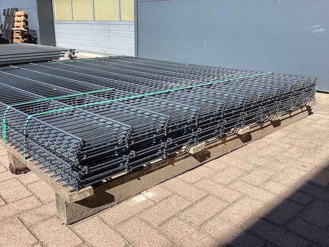 Heras - 8/6/8 - dubbelstaafs hekwerk gegalvaniseerd 203cm hoog (14x) - afbeelding 3 van  7