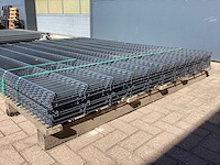 Heras - 8/6/8 - dubbelstaafs hekwerk gegalvaniseerd 203cm hoog (14x) - afbeelding 3 van  7