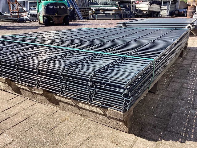 Heras - 8/6/8 - dubbelstaafs hekwerk gegalvaniseerd 203cm hoog (14x) - afbeelding 4 van  7