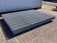 Heras - 8/6/8 - dubbelstaafs hekwerk gegalvaniseerd 203cm hoog (15x) - afbeelding 1 van  9