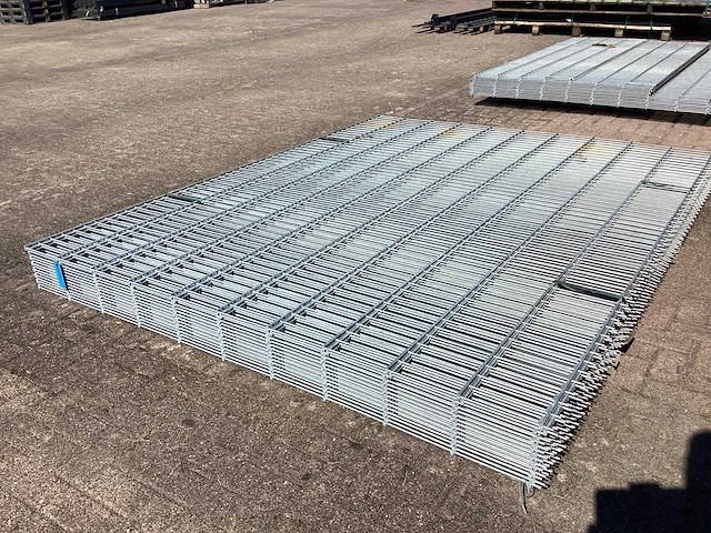 Heras - 8/6/8 - dubbelstaafs hekwerk gegalvaniseerd 203cm hoog (15x) - afbeelding 4 van  9