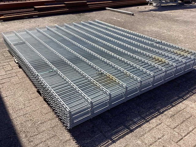 Heras - 8/6/8 - dubbelstaafs hekwerk gegalvaniseerd 203cm hoog (15x) - afbeelding 5 van  9