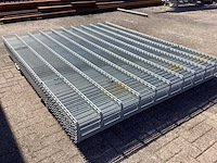 Heras - 8/6/8 - dubbelstaafs hekwerk gegalvaniseerd 203cm hoog (15x) - afbeelding 5 van  9