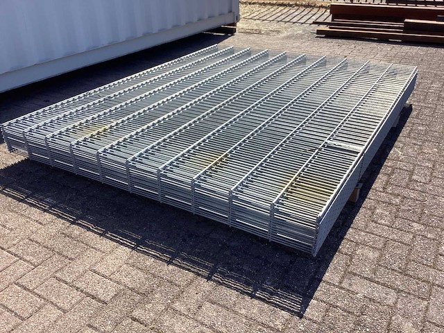 Heras - 8/6/8 - dubbelstaafs hekwerk gegalvaniseerd 203cm hoog (15x) - afbeelding 6 van  9