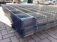 Heras - 8/6/8 - dubbelstaafs hekwerk gegalvaniseerd 203cm hoog (23x) paar aangezaagt - afbeelding 8 van  12