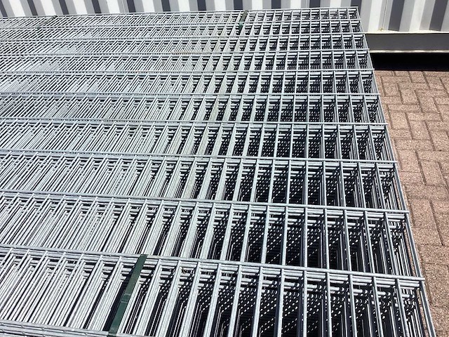 Heras - 8/6/8 - dubbelstaafs hekwerk gegalvaniseerd 203cm hoog (50x) - afbeelding 5 van  13